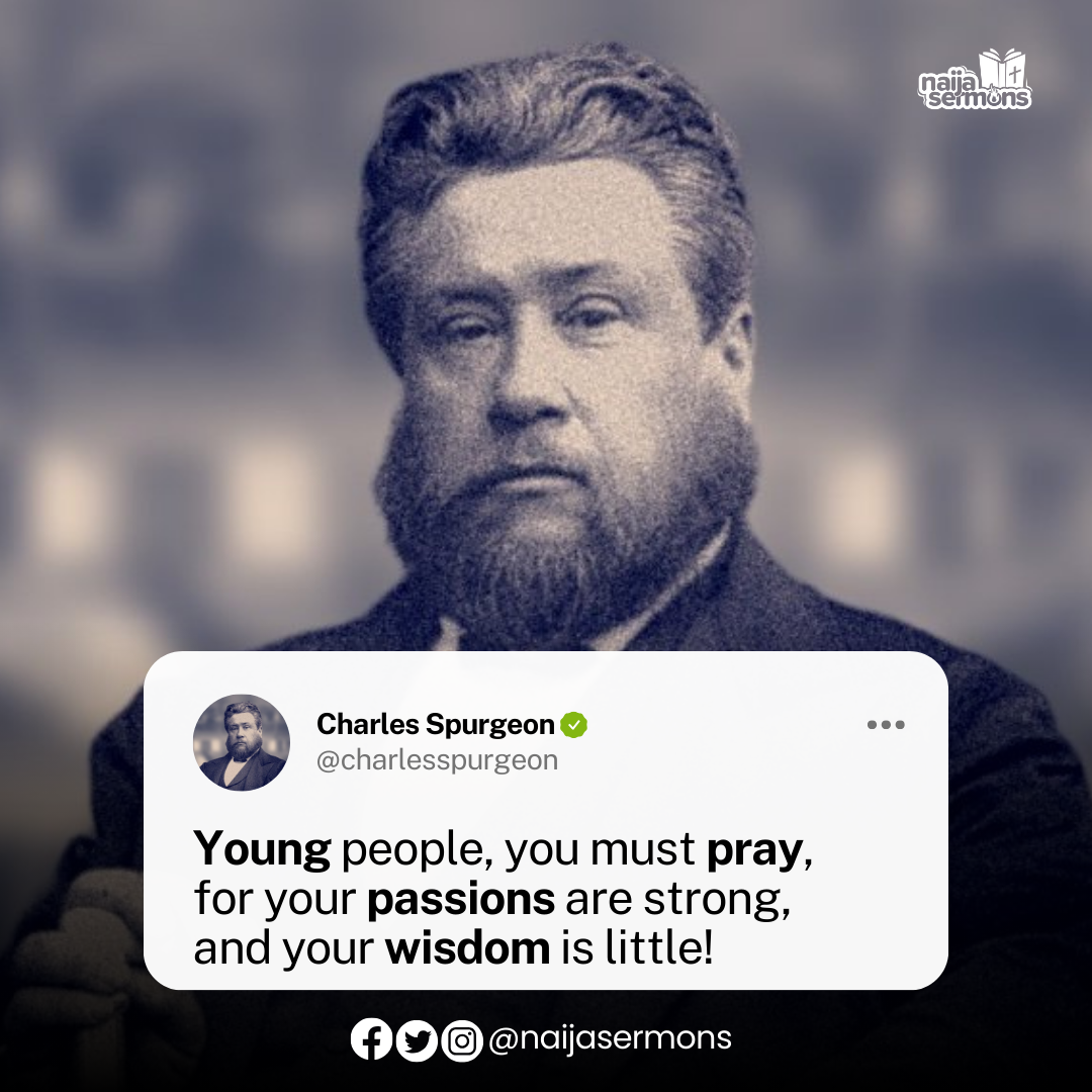QUOTE OF THE DAY BY CHARLES SPURGEON