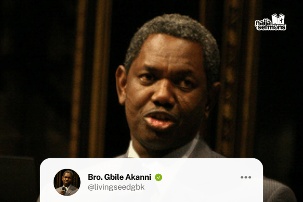QUOTE OF THE DAY BY BRO. GBILE AKANNI 7