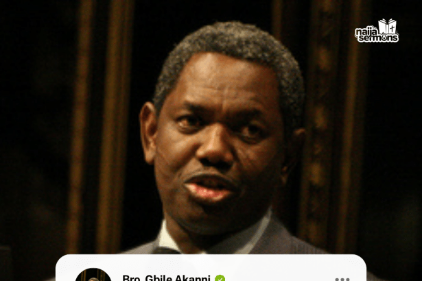 QUOTE OF THE DAY BY BRO. GBILE AKANNI 9