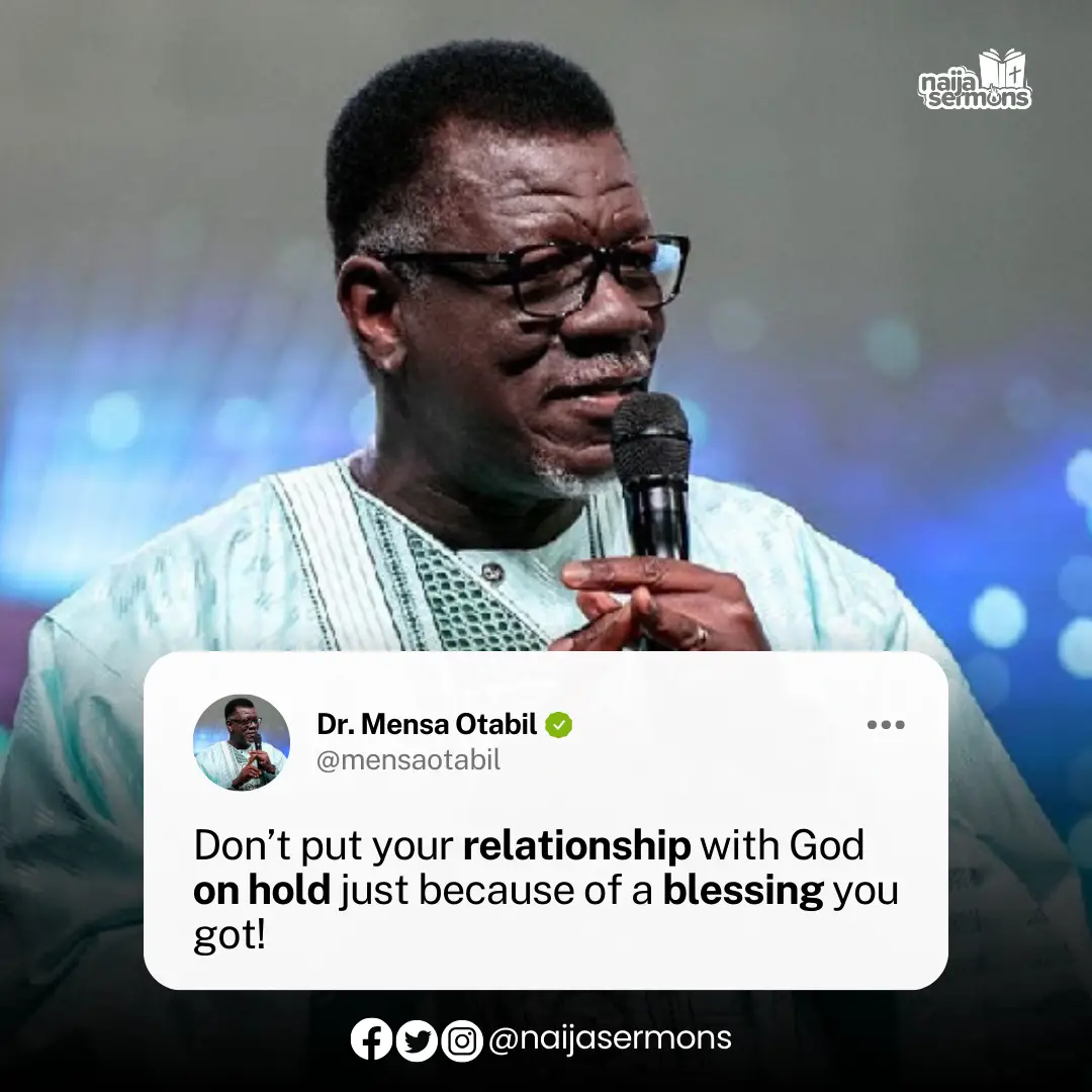 QUOTE OF THE DAY BY DR. MENSA OTABIL