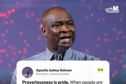QUOTE OF THE DAY BY APOSTLE JOSHUA SELMAN 17