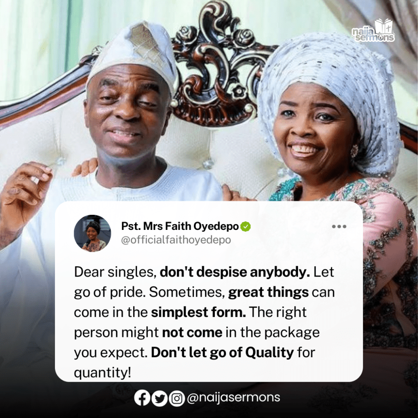 QUOTE OF THE DAY BY PST. MRS FAITH OYEDEPO 5