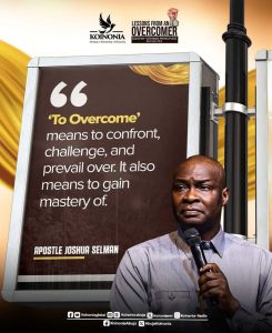DOWNLOAD MP3: LESSONS FROM AN OVERCOMER (DESTINY-DEFINING PRINCIPLES) BY Apostle Joshua Selman (November 12, 2023) 4