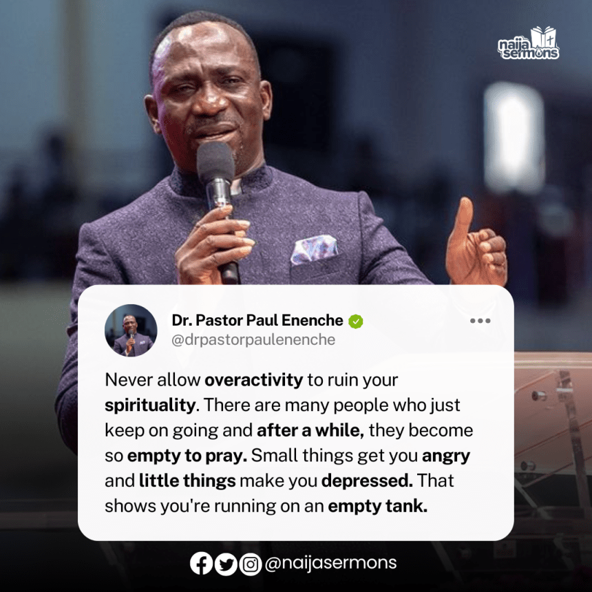QUOTE OF THE DAY BY DR. PASTOR PAUL ENENCHE 3