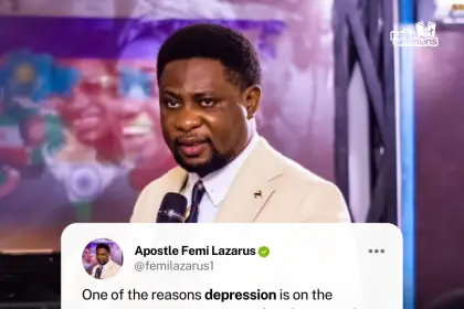 QUOTE OF THE DAY BY APOSTLE FEMI LAZARUS 14