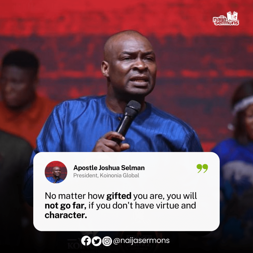 QUOTE OF THE DAY BY APOSTLE JOSHUA SELMAN 1