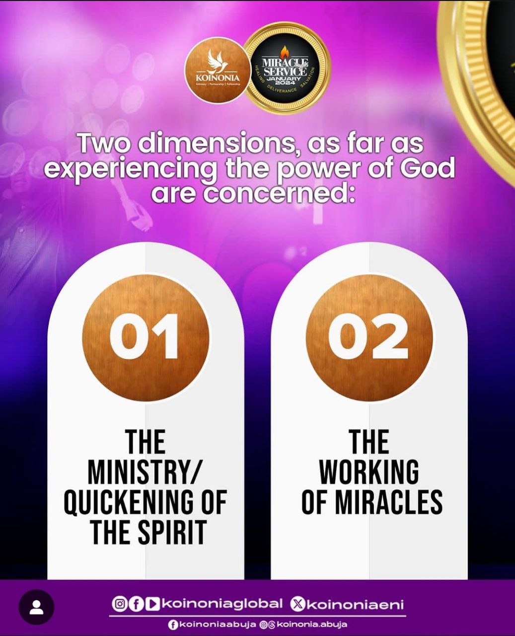[Download] Koinonia Abuja Miracle Service January, 2024 1