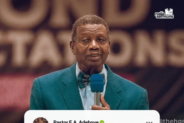 QUOTE OF THE BY PASTOR E.A. ADEBOYE 7
