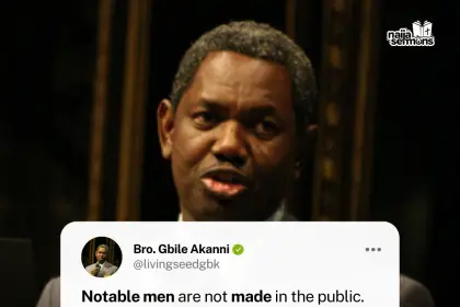 QUOTE OF THE DAY BY BRO. GBILE AKANNI 26