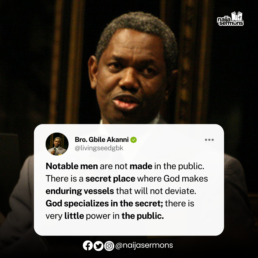 QUOTE OF THE DAY BY BRO. GBILE AKANNI 3