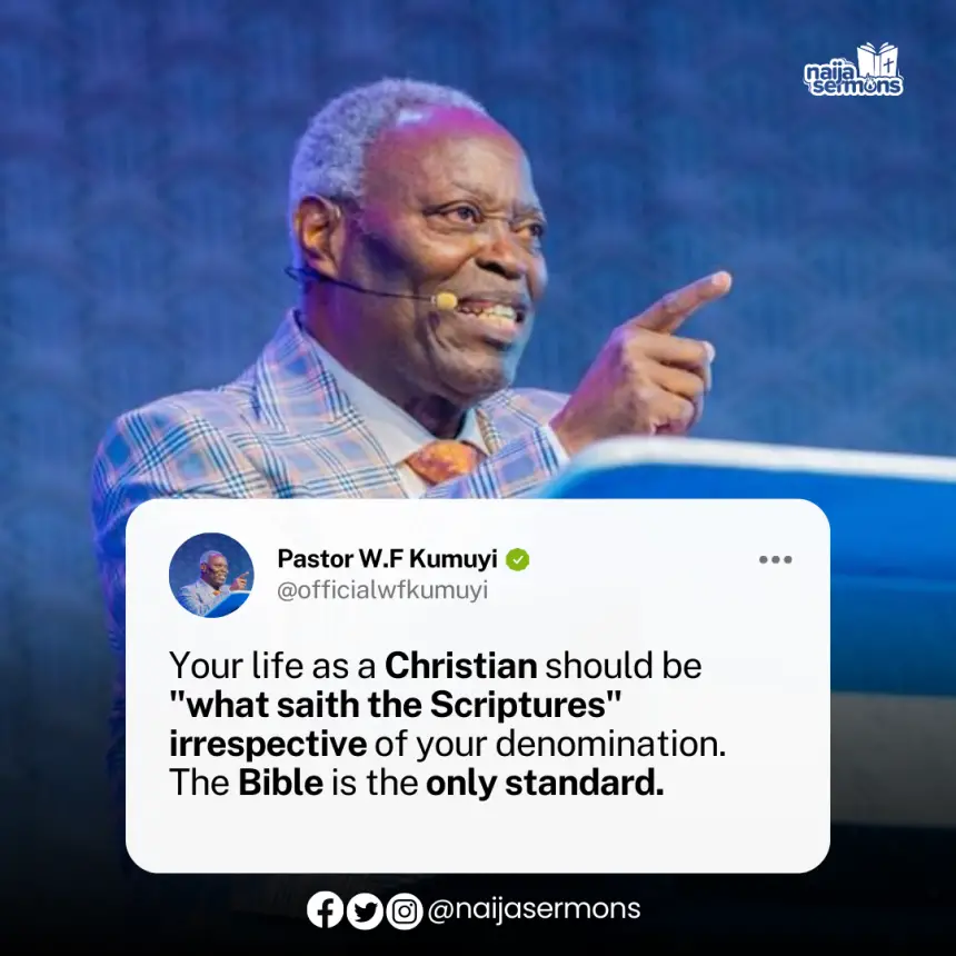 QUOTE OF THE DAY BY PASTOR W.F. KUNMUYI 8