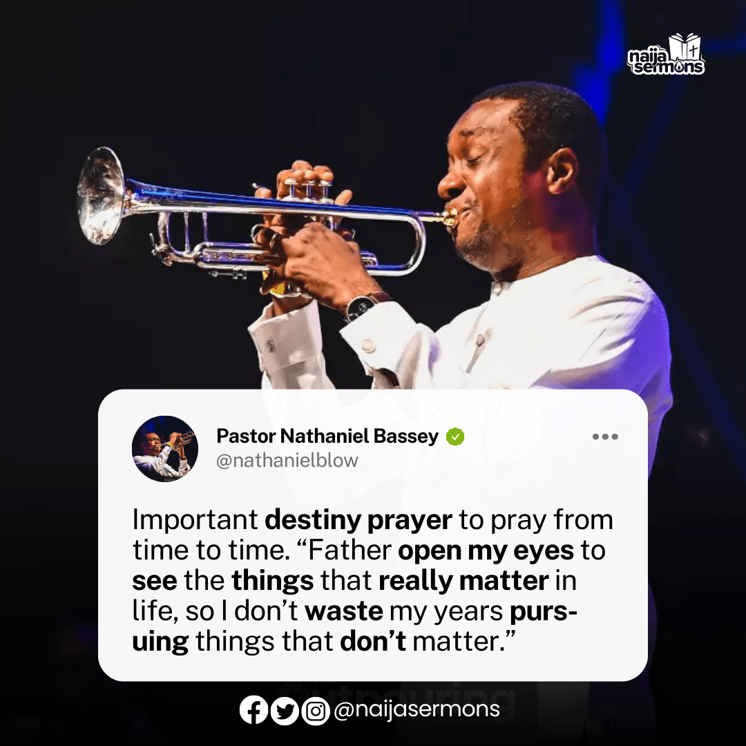 QUOTE OF THE DAY BY PASTOR NATHANIEL BASSEY 1