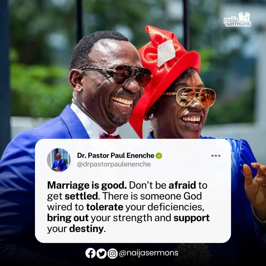 QUOTE OF THE DAY BY DR. PASTOR PAUL ENENCHE 7