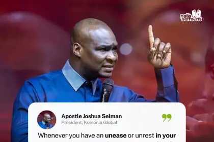 QUOTE OF THE DAY BY APOSTLE JOSHUA SELMAN 2