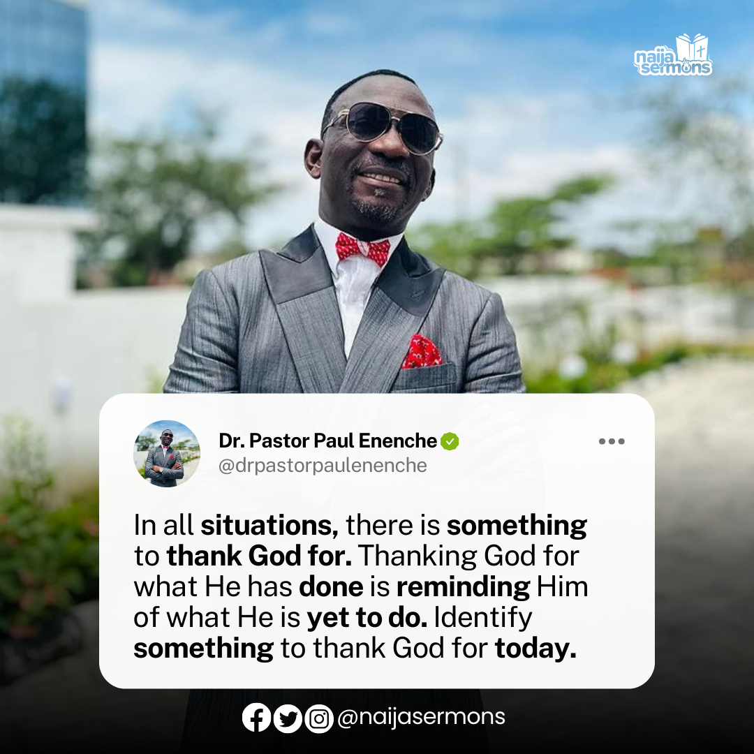 QUOTE OF THE DAY BY DR. PASTOR PAUL ENENCHE 3