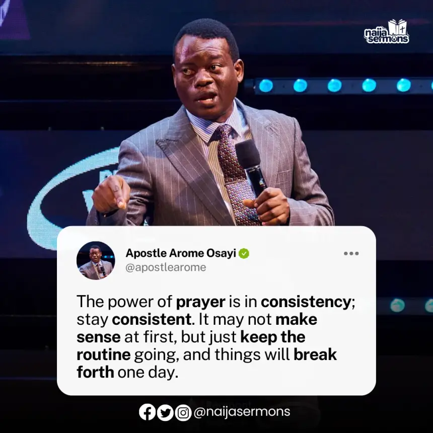 QUOTE OF THE DAY BY APOSTLE AROME OSAYI 9