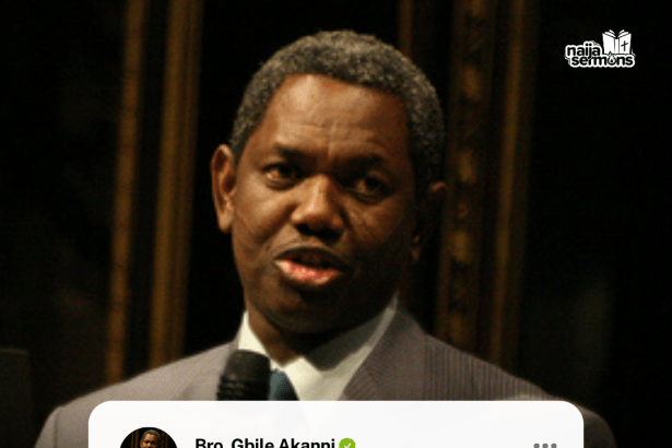 QUOTE OF THE DAY BY BRO. GBILE AKANNI 9