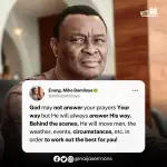 QUOTE OF THE DAY BY EVANG. MIKE BAMILOYE 9