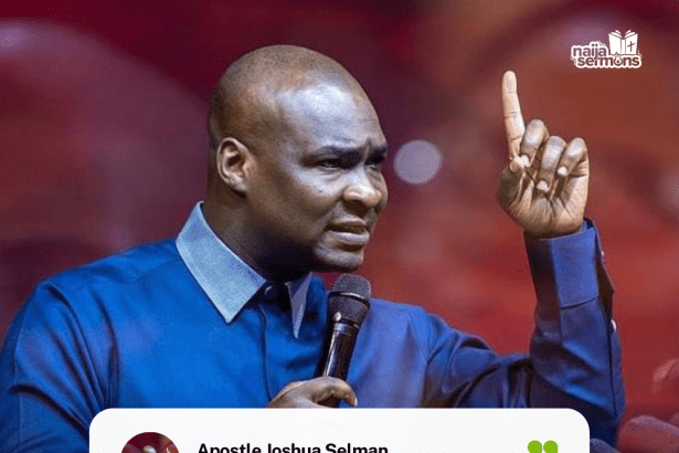 QUOTE OF THE DAY BY APOSTLE JOSHUA SELMAN 7