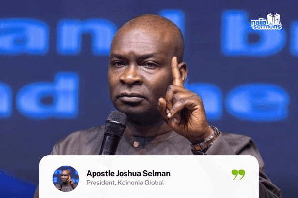 QUOTE OF THE DAY BY APOSTLE JOSHUA SELMAN 7