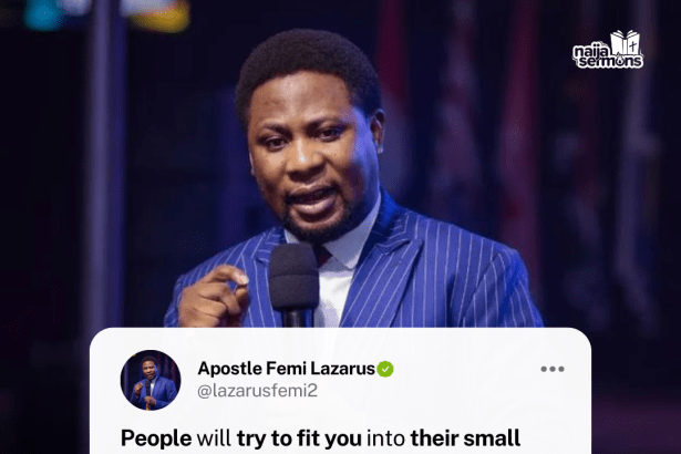QUOTE OF THE DAY BY APOSTLE FEMI LAZARUS 7