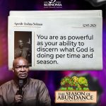 Download Audio: THE SEASON OF ABUNDANCE BY Apostle Joshua Selman 18