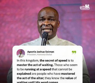 QUOTE OF THE DAY BY APOSTLE JOSHUA SELMAN 21