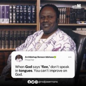 QUOTE OF THE DAY BY ARCHBISHOP BENSON IDAHOSA 2