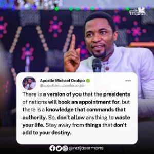 QUOTE OF THE DAY BY APOSTLE MICHAEL OROKPO 4