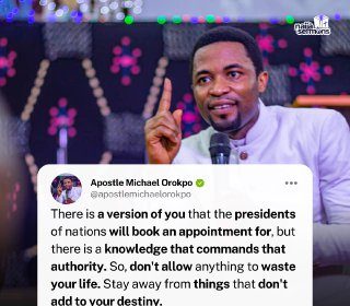 QUOTE OF THE DAY BY APOSTLE MICHAEL OROKPO 25