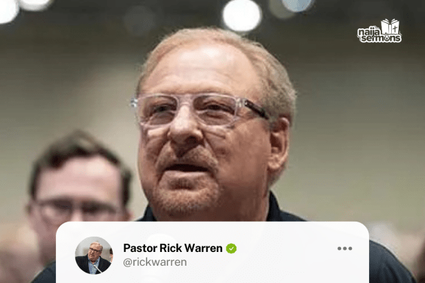 QUOTE OF THE DAY BY PASTOR RICK WARREN 7