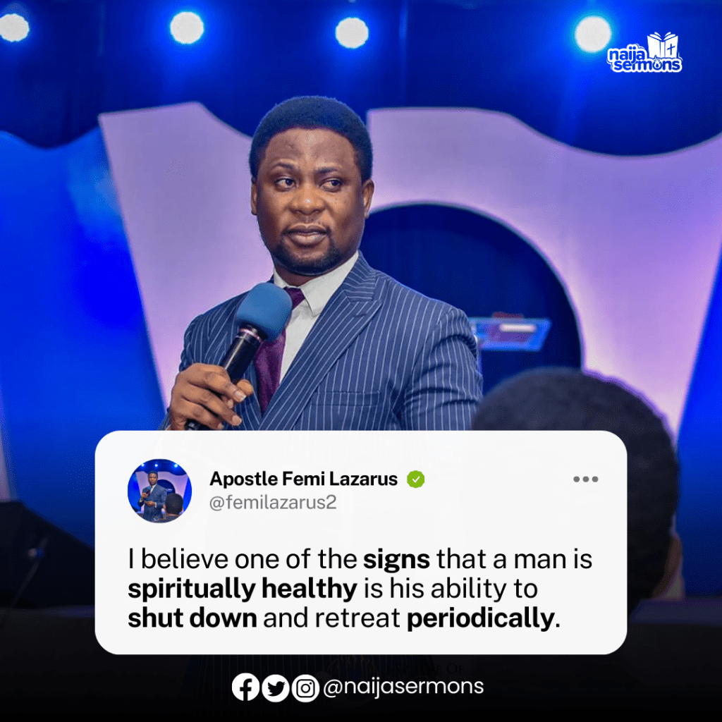 QUOTE OF THE DAY BY APOSTLE FEMI LAZARUS 2