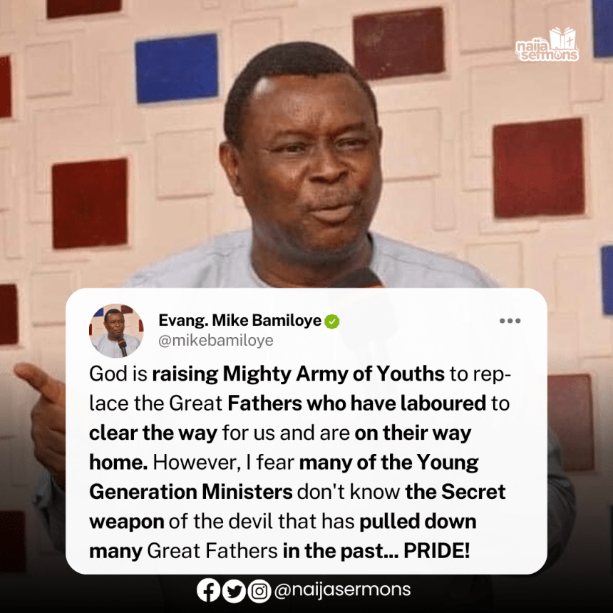 QUOTE OF THE DAY BY EVANG. MIKE BAMILOYE 3
