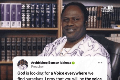 QUOTE OF THE DAY BY ARCHBISHOP BENSON IDAHOSA 17