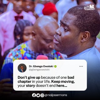 QUOTE OF THE DAY BY DR. GBENGA OWOTOKI 1