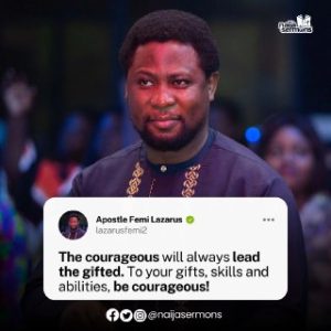 QUOTE OF THE DAY BY APOSTLE FEMI LAZARUS 2