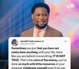 QUOTE OF THE DAY BY APOSTLE FEMI LAZARUS 27