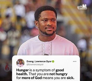 QUOTE OF THE DAY BY EVANG. LAWRENCE OYOR 17