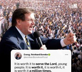 QUOTE OF THE DAY BY EVANG. REINHARD BONNKE 27