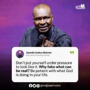 QUOTE OF THE DAY BY APOSTLE JOSHUA SELMAN 2