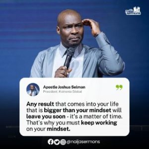 QUOTE OF THE DAY BY APOSTLE JOSHUA SELMAN 2