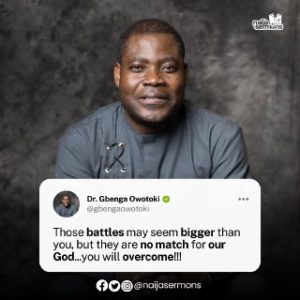 QUOTE OF THE DAY BY DR. GBENGA OWOTOKI 2