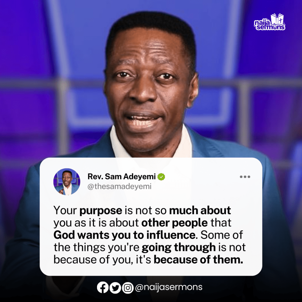 QUOTE OF THE DAY BY REV. SAM ADEYEMI 2