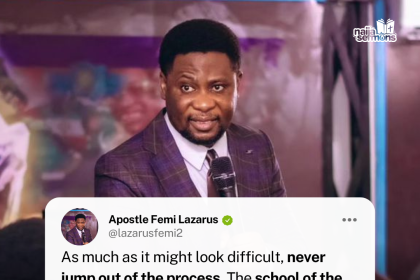 QUOTE OF THE DAY BY APOSTLE FEMI LAZARUS 15