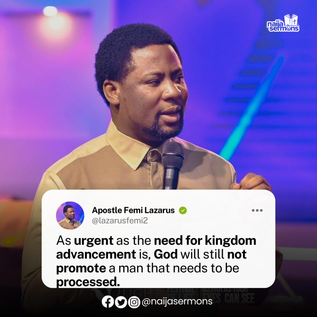 QUOTE OF THE DAY BY APOSTLE FEMI LAZARUS 2