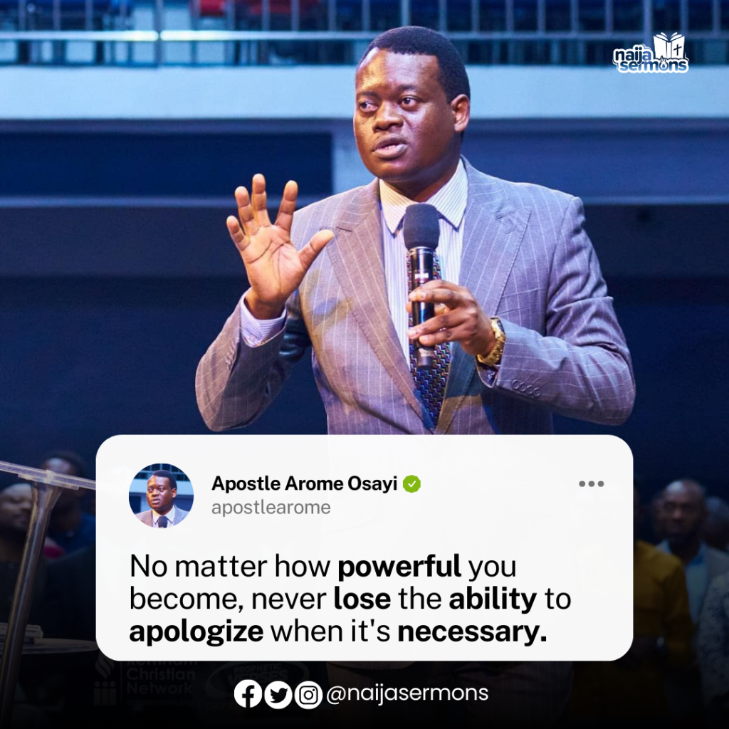 QUOTE OF THE DAY BY APOSTLE AROME OSAYI 2