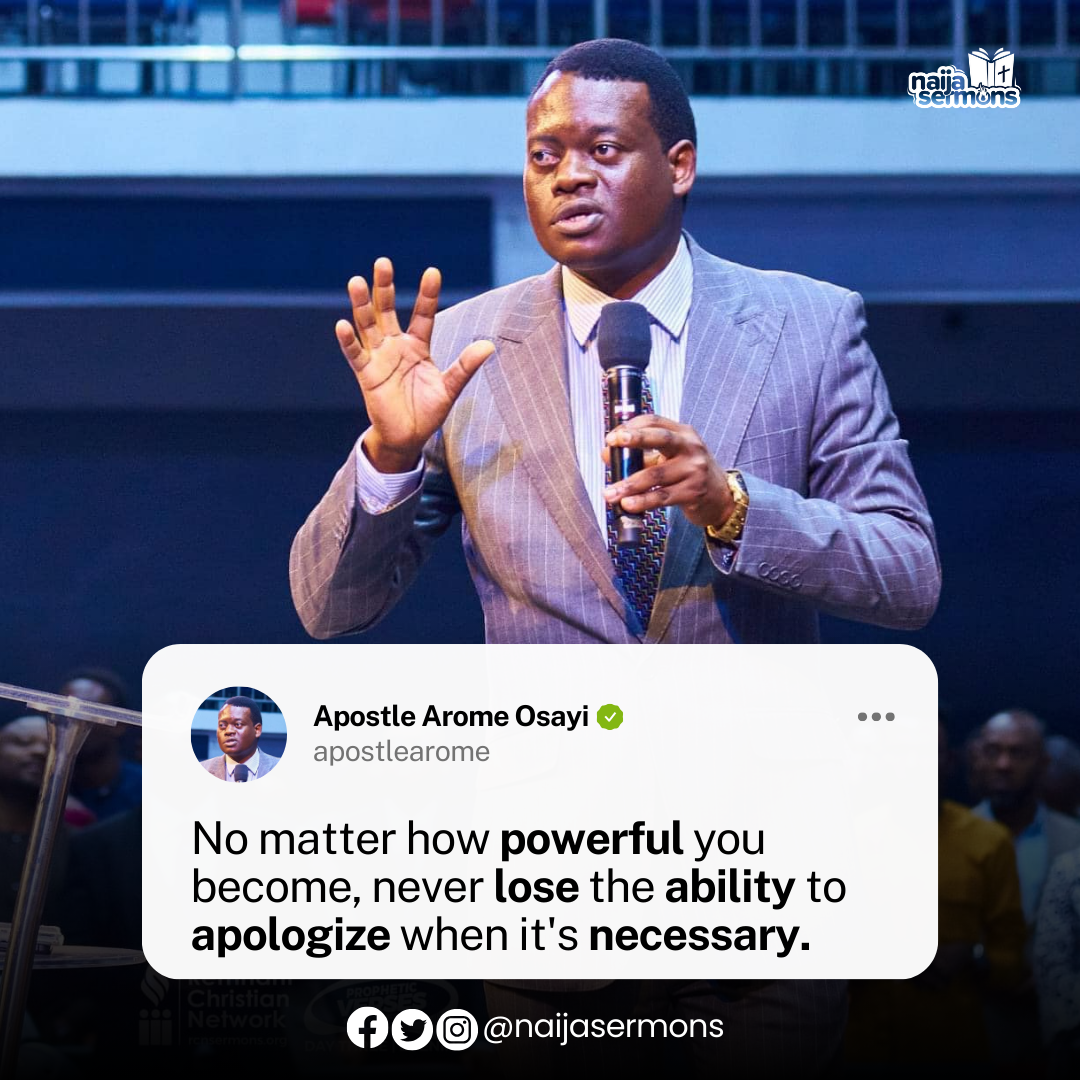 QUOTE OF THE DAY BY APOSTLE AROME OSAYI 1