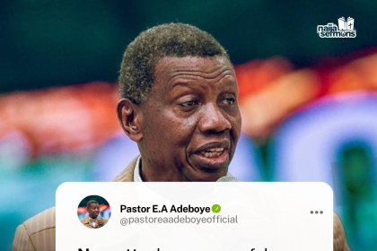 QUOTE OF THE DAY BY PASTOR E.A ADEBOYE 13