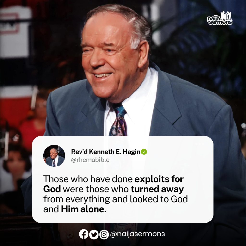 QUOTE OF THE DAY REV'D KENNETH E. HAGIN 2