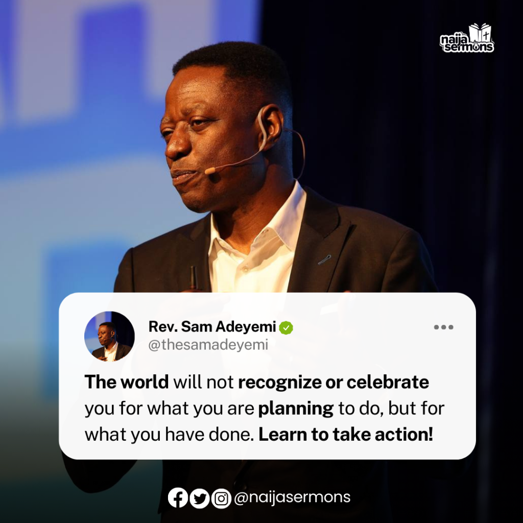 QUOTE OF THE DAY BY REV. SAM ADEYEMI 2